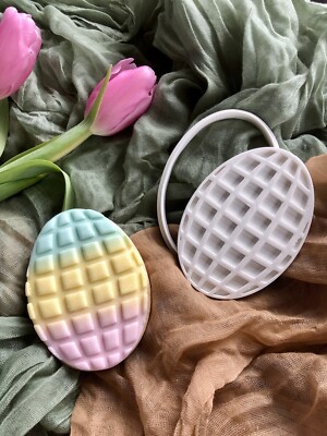 Disco Osterei Ausstecher und Fondant Stempel, Groovy Ostern, Osterparty