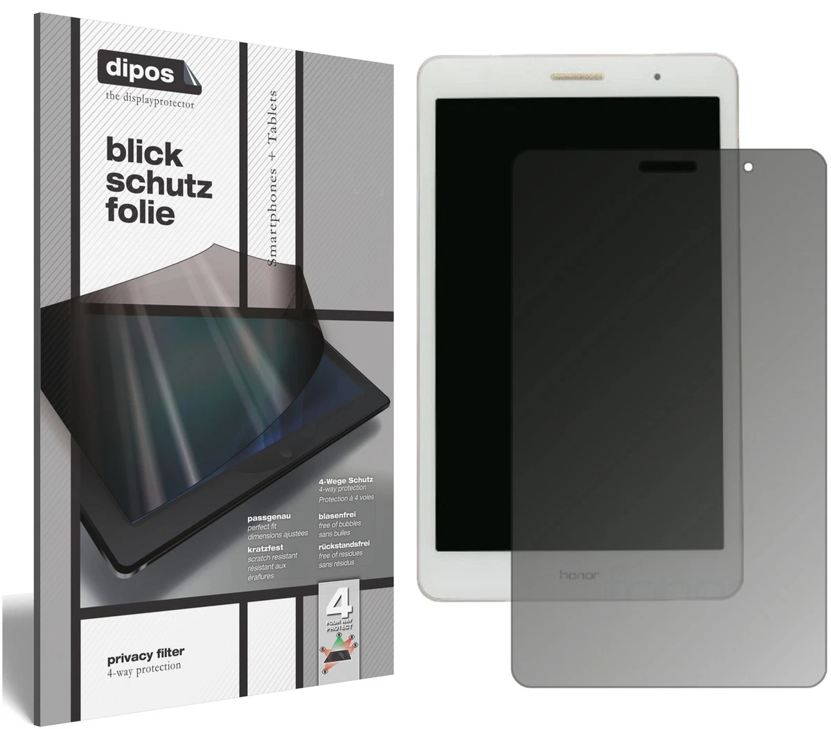 2x Pellicola per Huawei MediaPad T3 8.0 Protettiva Protezione Schermo Cristallo