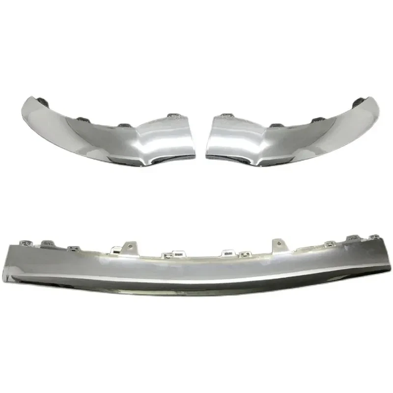 Cubierta de borde de parachoques delantero cromada para Mercedes Benz W292 GLE350 GLS550 16-2019 Foto 2 de 4