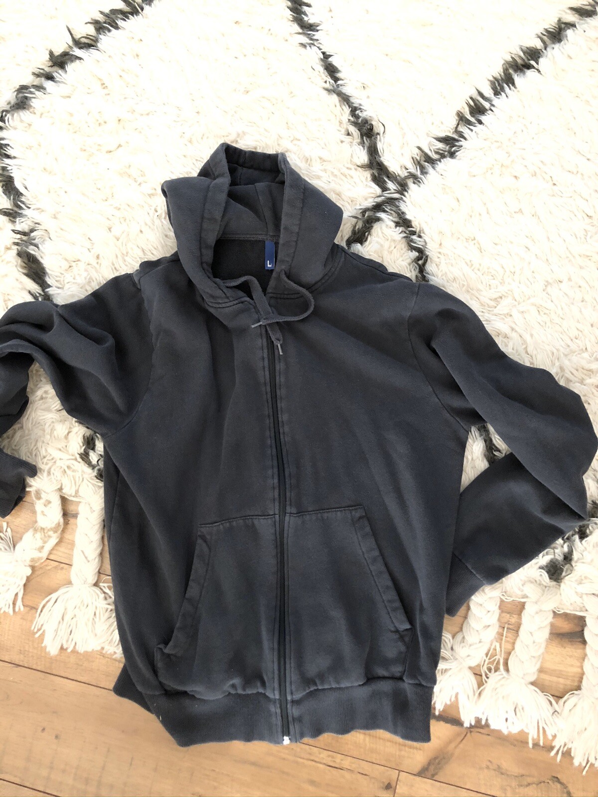 h&m mens zip up hoodie