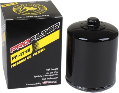 Pro Filter Premium Oil Filter Black #PF-171B Harley Davidson/Buell