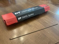 DT Swiss Competition 2.0/1.8/2.0mm 293mm Black Spokes - Sold Each