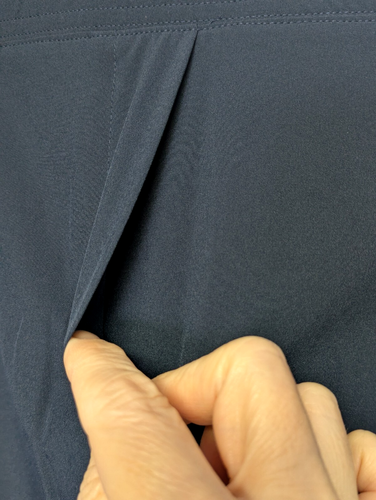 Chicos 4 Zenergy Pull On Short US 20 Blue Bermuda Stretch Pockets NEW Ships FREE - Picture 4 of 11