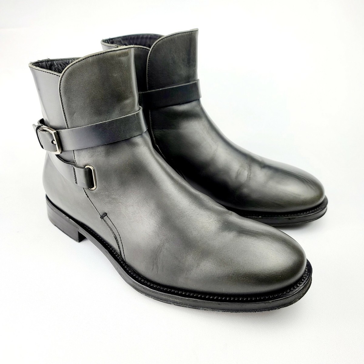 Salvatore Ferragamo Men\'s 7D Black Jodhpurs Leather Boots Ferragamo Boots for Men | Online Sale up to 74% off | Lyst main image 4
