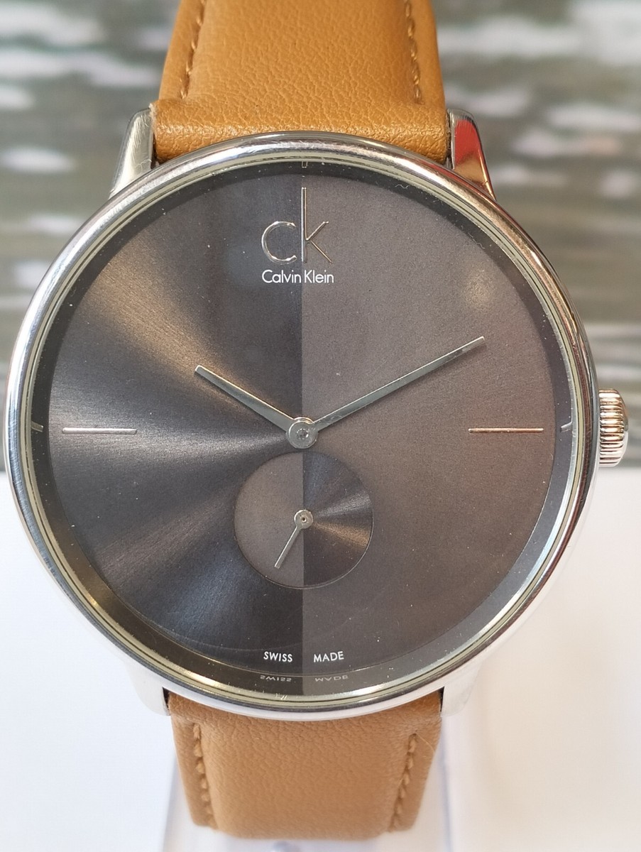 CALVIN KLEIN SUB-SECOND QUARTZ GRAY DIAL K2Y211 SWISS MEN