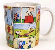 Peanuts Retro Comin Strip Coffee Mug 2021 Peanuts Worldwide LLC (T151)