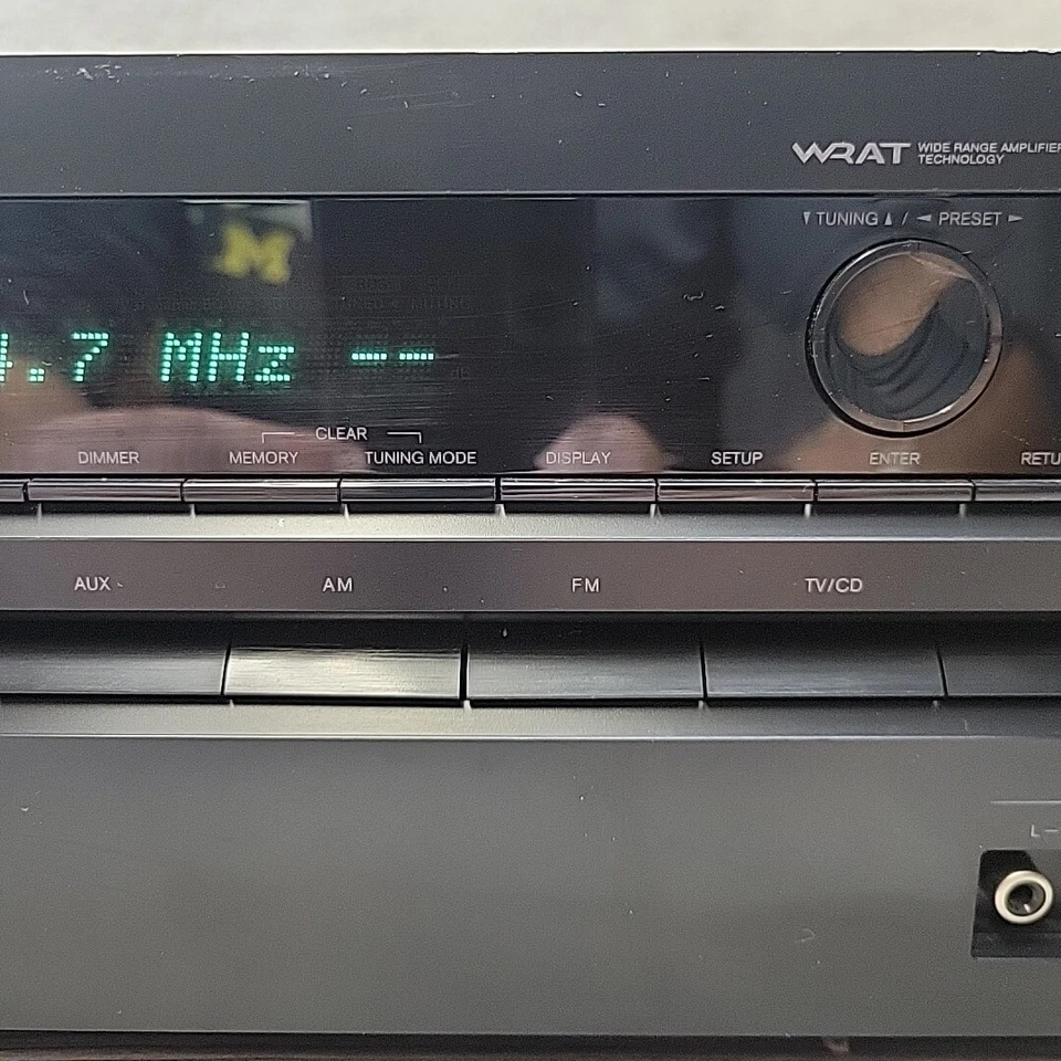 Onkyo AV Receiver HT-R391 READ*** Partial Tested - Image 4 of 4