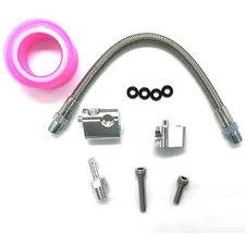 For LS1 Cylinder Head Coolant Steam Port Crossover Throttle Body Hose Kit
