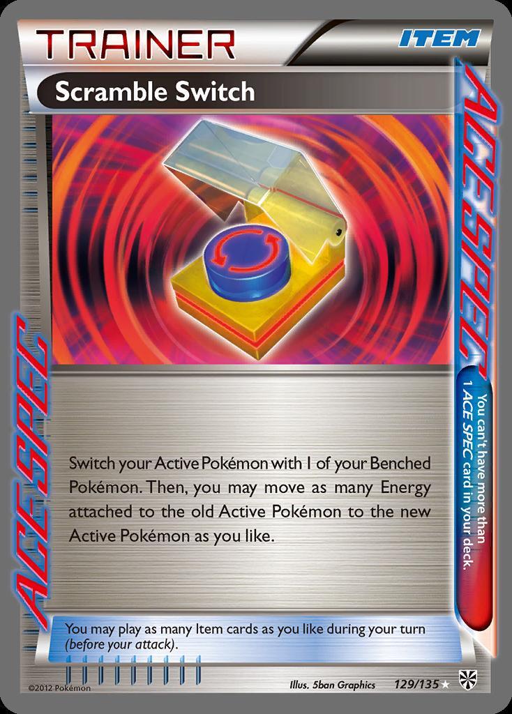 Pokemon Scramble Switch (129/138) Plasma Storm LP HOLO