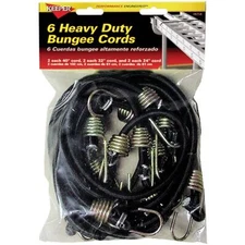 Keeper 06356 Heavy Duty Bungee Cord, 6 Piece