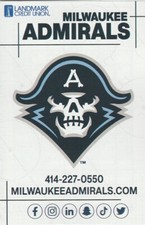 2022-2023 Milwaukee Admirals pocket schedule