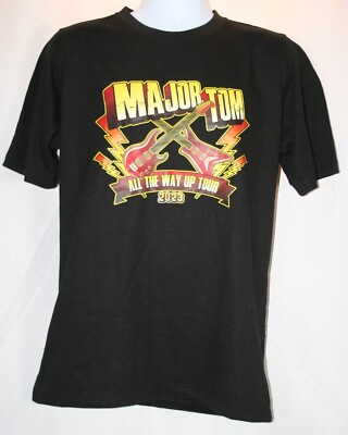 CabCity Major Tom ''All The Way Up Tour'' Concert 2023 T-Shirt David Bowie Size M