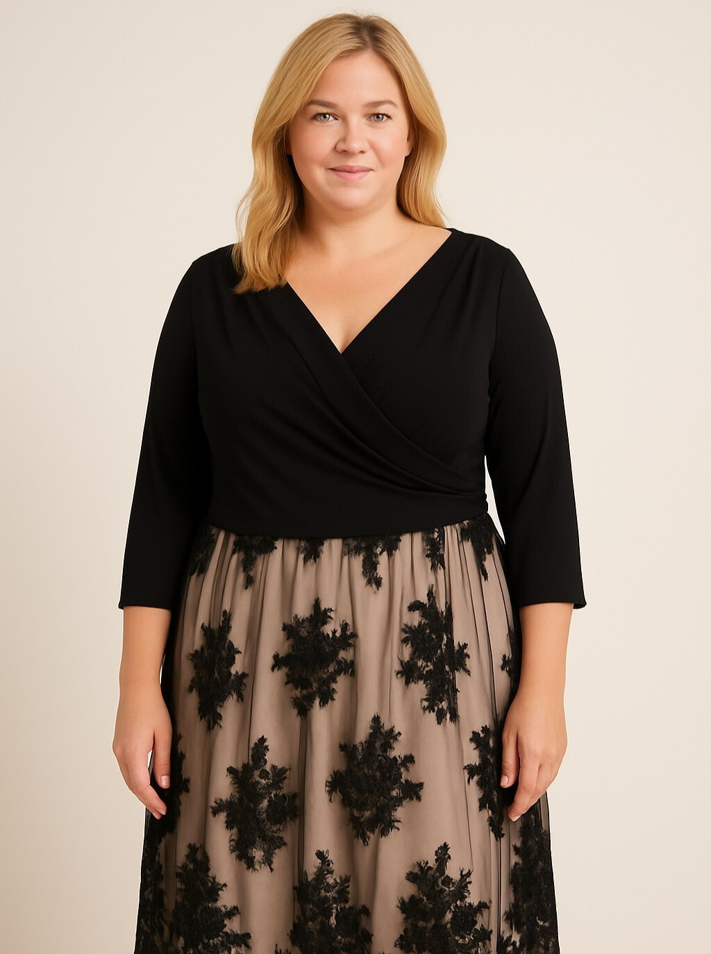 Marina Evening Cocktail Dress 14 Lace Stretch Party Wedding Special Occasion 