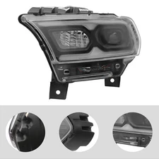Full LED Headlight Left Driver Lamp 68433779AF For Dodge Durango 2021 2022 2023