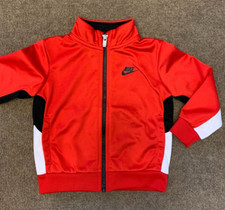 Nike Jacket Toddler 18M Track Warmup Zip Up Colorblock Windbreaker
