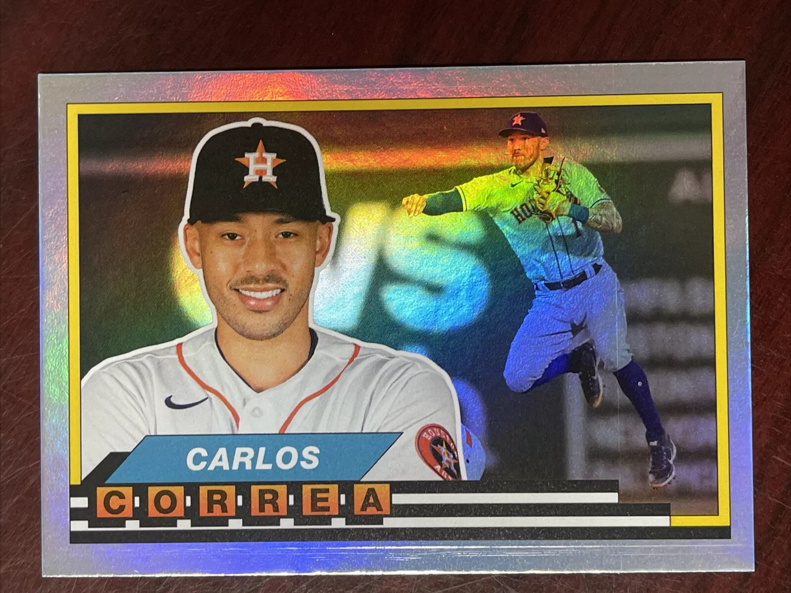  2021 Topps Archives '89 Big Foil #89BF29 Carlos Correa