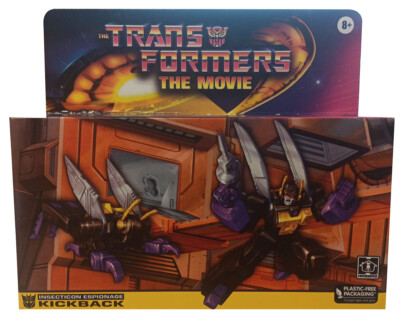Transformers Kickback The Movie Retro Verwandelbare Actionfigur Spielfigur 14 cm