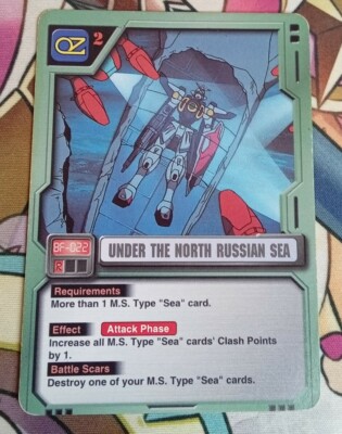 Gundam M.S. War Tcg Under The North Russian Sea Battlefield Card