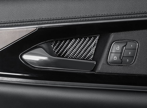 For Lincoln Nautilus 2019-2022 Real Carbon Fiber Inner Door Bowl Cover Trim 4PCS - Bild 6 von 6