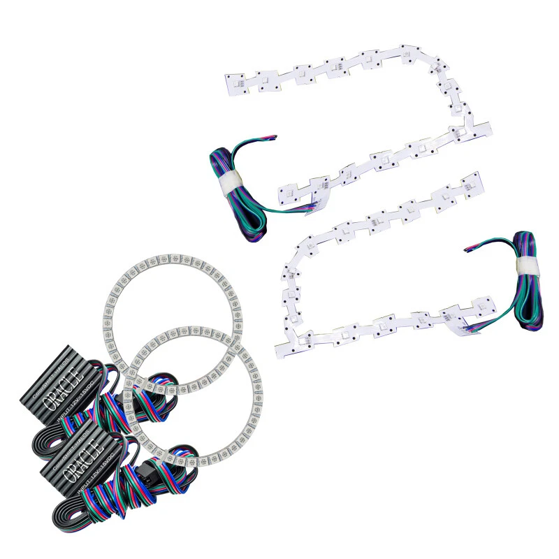 Oracle 11-19 Chrysler 300C DRL Upgrade w/ Halo Kit ColorSHIFT w/o Controller SEE - Image 2 of 4