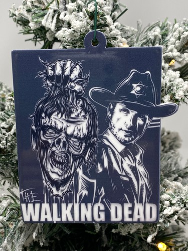 The Walking Dead Christmas Ornament With Rick Grimes - Brand New - Picture 7 of 12