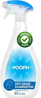 Pooph Pet Odor Eliminator, 32oz Spray - Dismantles Odors on a Molecular Basis, D