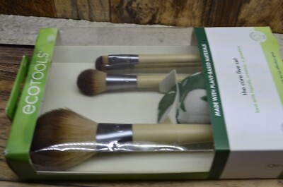 EcoTools Core Five Makeup Brush and Sponge Kit, For Eyeshadow, Blush, Bronzer, E