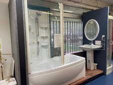 VASCA IDROMASSAGGIO COMBINATA TITAN B  Mod SUN HK20  14 GETTI CON RUBINETTERIA