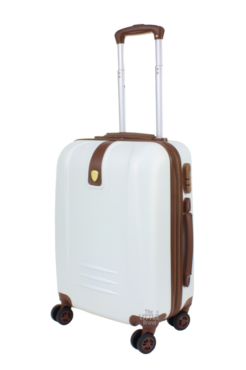 Rocklands Lightweight 4 Wheel Hard Shell Luggage Suitcase Cabin Bag ABS