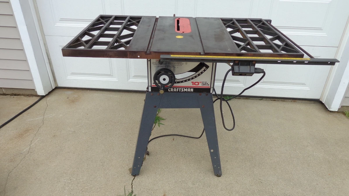 Craftsman flex outlet drive table saw