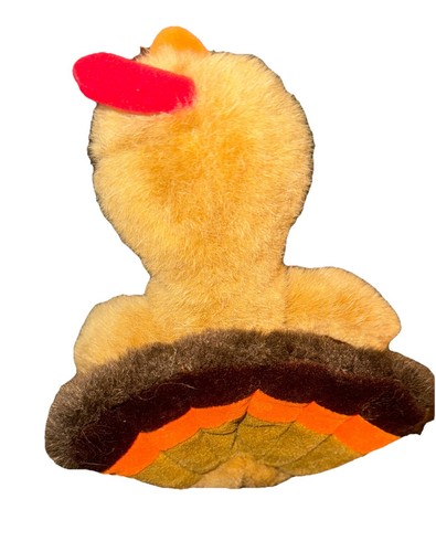 Russ Berrie 10” Turkey Plush Drumstick Stuffed Animal Thanksgiving Brown - Picture 3 of 10