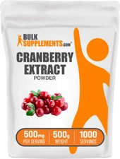 BulkSupplements Cranberry Extract Powder - 500mg per Serving