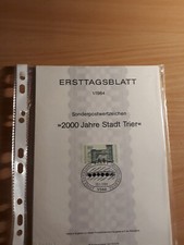 BRD ersttagsb&auml;tter etb fdc Mk kompletter Jahrgang Vollstempel  Post ESST  1984
