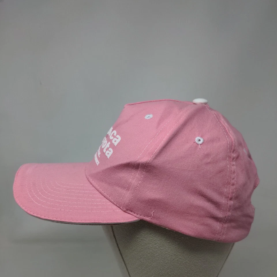 DeLuca Toyota Strapback Hat Pink One Size Adjustable Vent Holes Cobra - Image 3 of 4