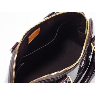 LOUIS VUITTON Monogram Vernis Alma PM Amarrant M91611 hand