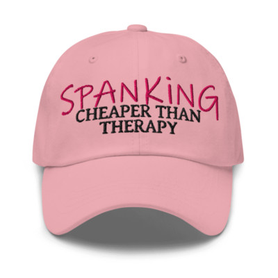Spanking Cheaper than Therapy Sexy Sarcastic Baseball Cap Dad Hat for Women