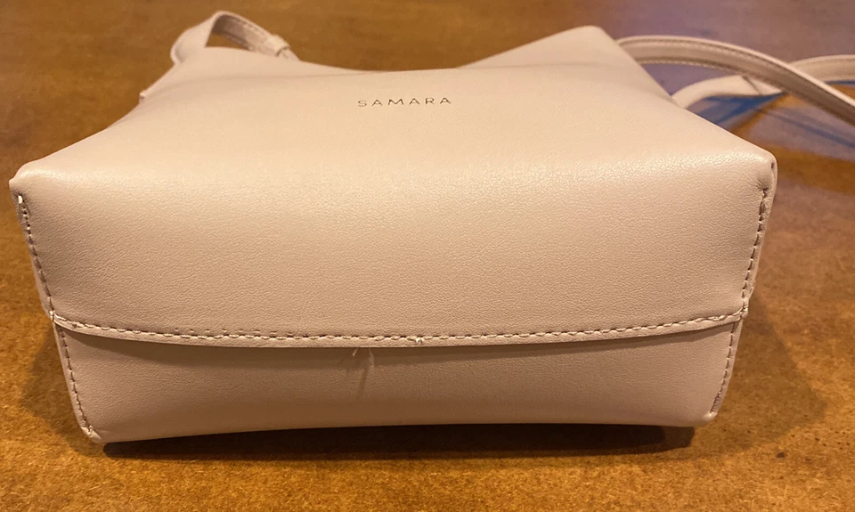 Новый без ЯРЛЫКОВ Самара пион веган кожи средний наплечная сумка с регулируемым ремнем - Изображение 2 из 4