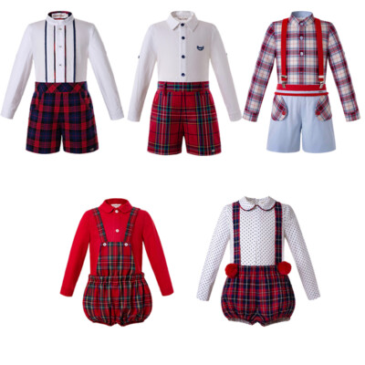 boy tartan christmas outfit