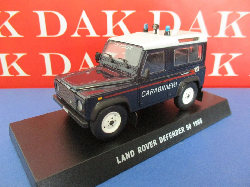 Die cast 1/43 Modellino Auto Carabinieri Land Rover Defender 90 1995 - Immagine 2 di 3