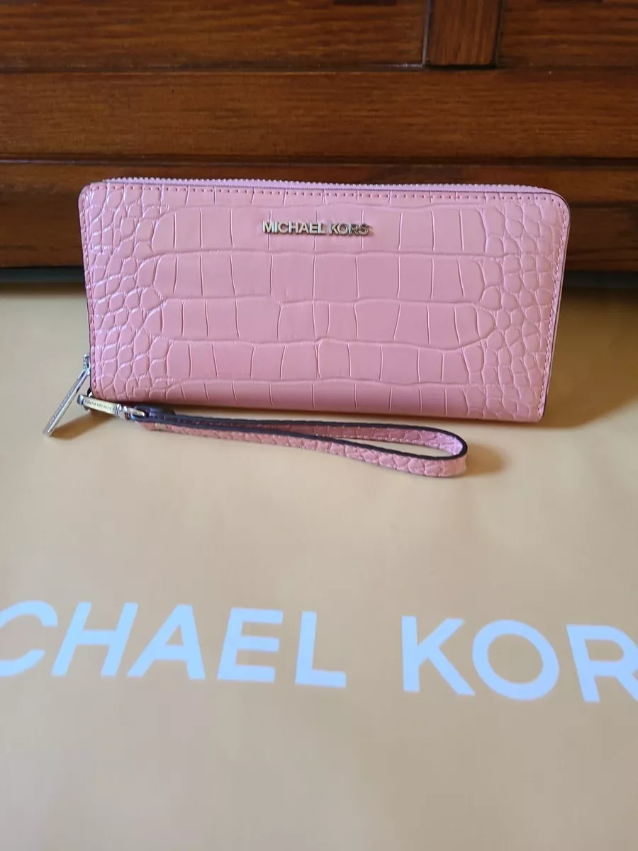 Michael kors purple wallet deals