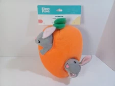 ZippyPaws Bunny and Carrot Burrow Squeaky Dog Toy
