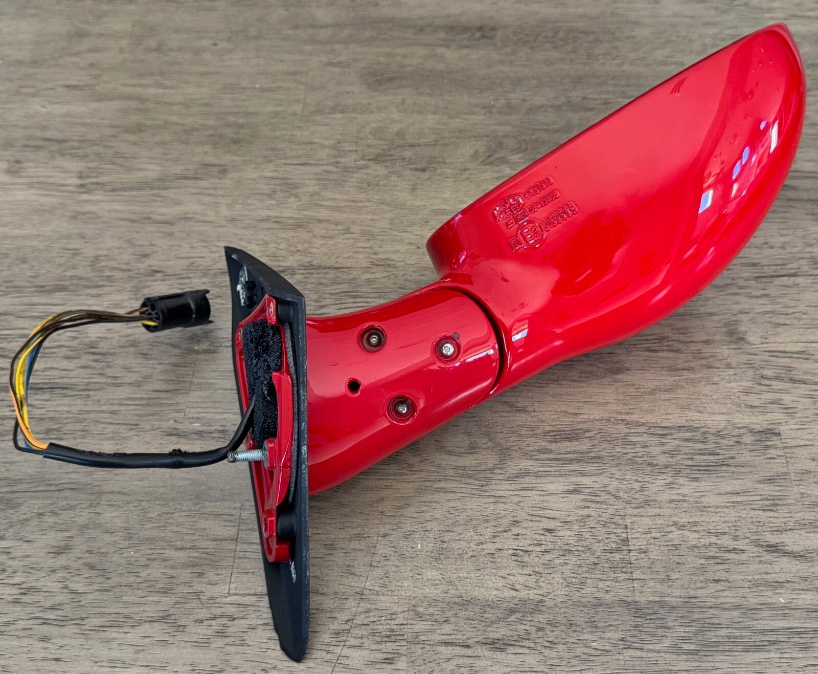 Red Ferrari 360 Modena Passenger Side Mirror In Great Shape Housing Assembly