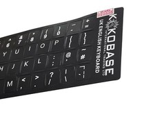 UK - Tastaturaufkleber Black Matt 48 Tasten komp. für HP Pavilion ZV5000,ZV6000