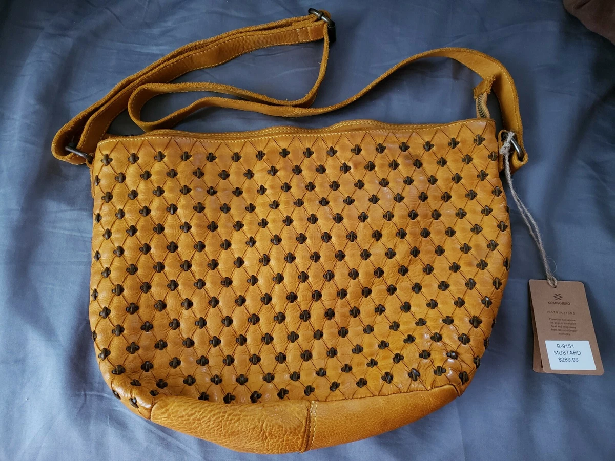 Kompanero, Bags, Nwt Kompanero Ane Handbag In Mustard