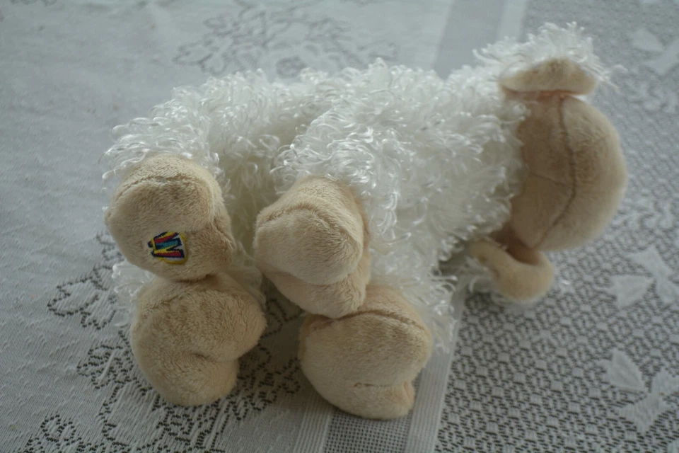 Webkinz White Lamb Sheep Plush Stuffed Animal Lovey HM201 No Code  - Image 4 of 4