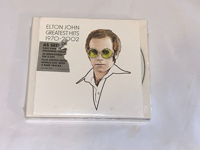 ELTON JOHN GREATEST HITS 1970-2002 34 REMASTERED HITS NEW SEALED