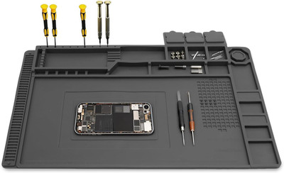Lötmatte Silikon Antistatische Reparatur Matte Extra Groß 45x30cm Lötunterlage S