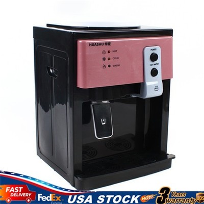 Electric Hot Cold Water Cooler Dispenser Countertop Drinking Machine Top Loading