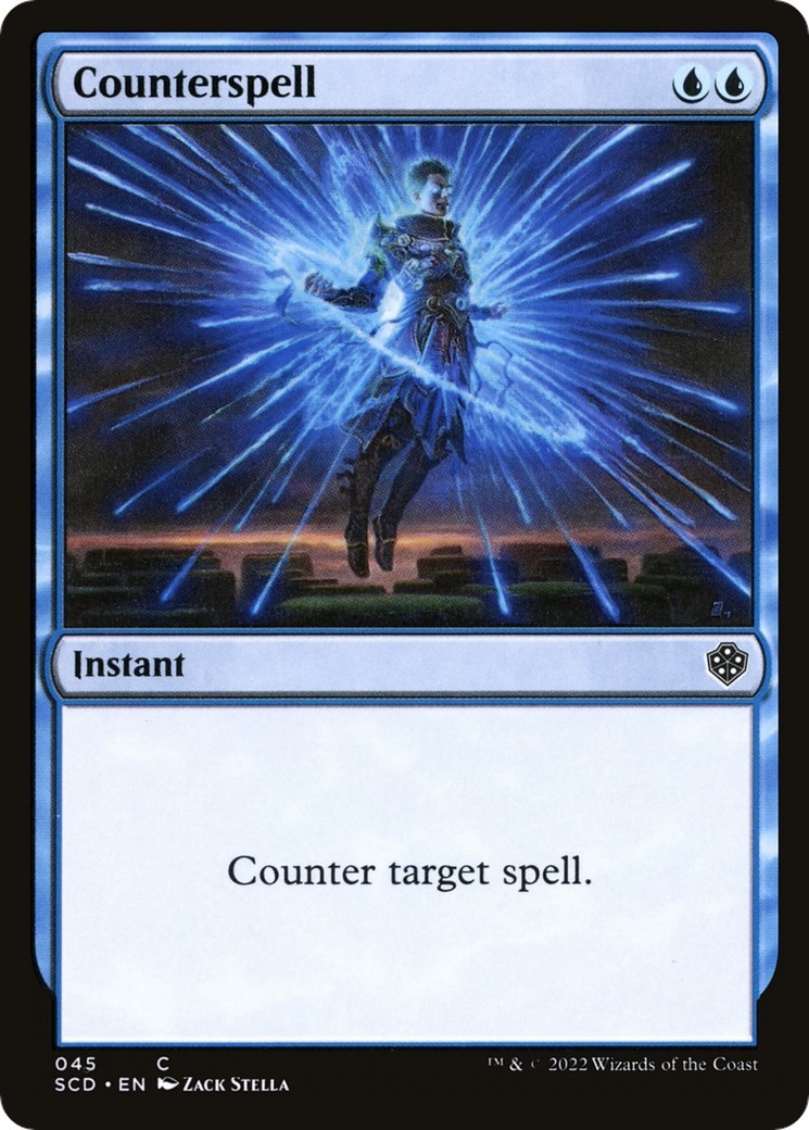 Counterspell - Starter Commander Decks SCD - 45 - NM - MTG