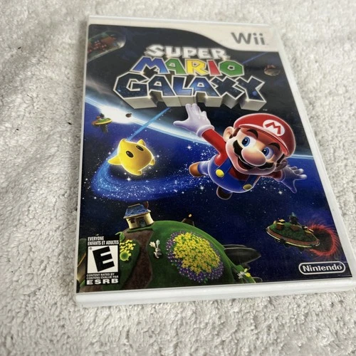Nintendo Super Mario Galaxy Nintendo Wii NTSC-U/C Platformer Manual Included